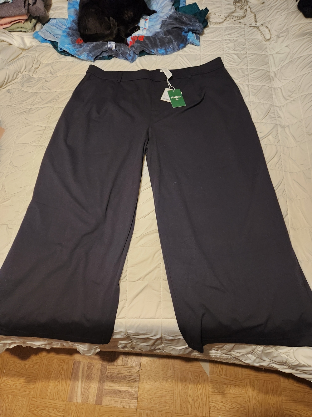 HALARA Wide Leg Black Women's Pants